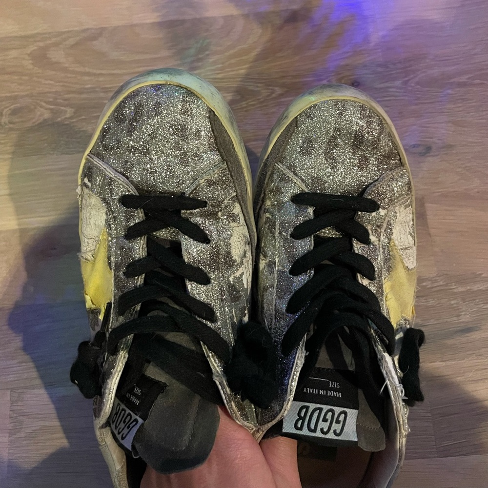 Golden Goose Superstars - Glitter Leopard - Size 6 (36)